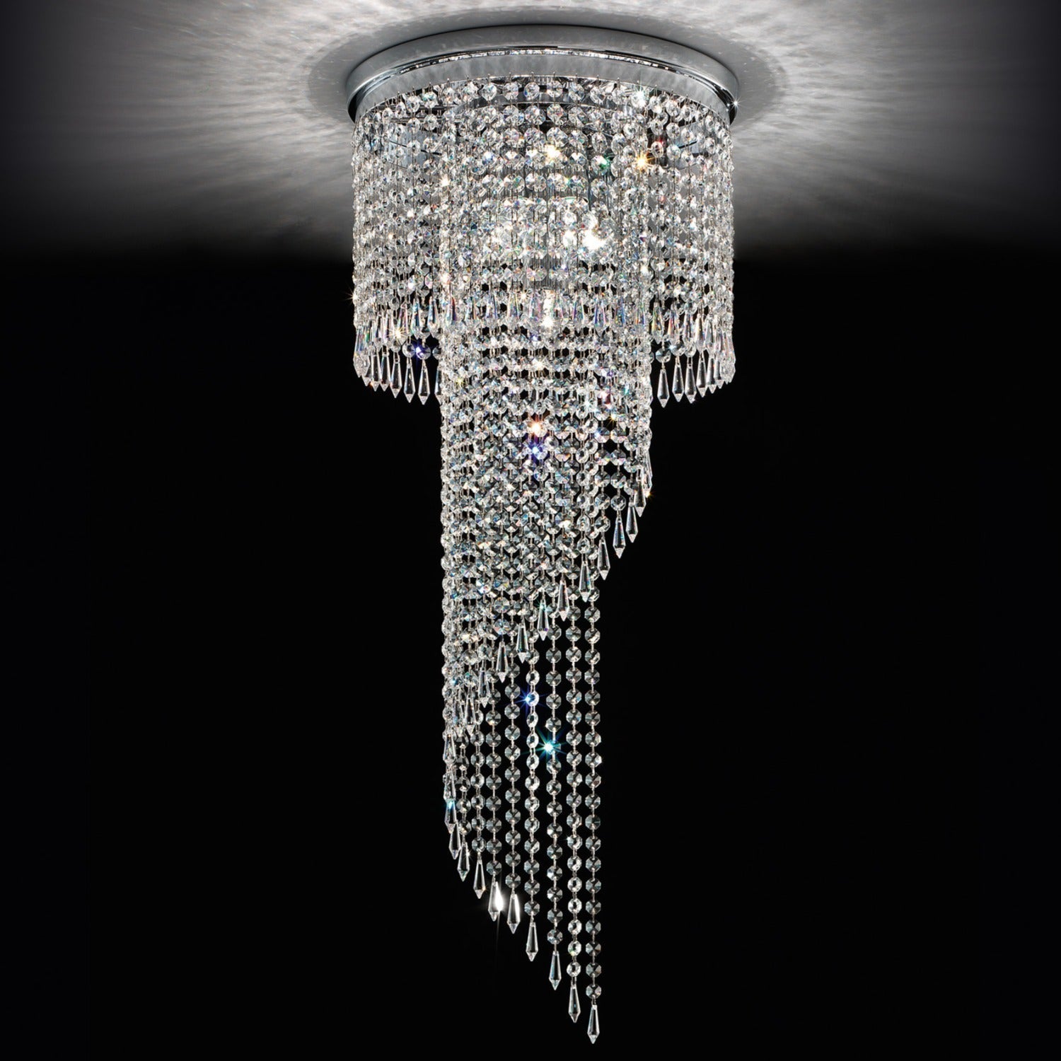 Spiral Staircase Chandeliers