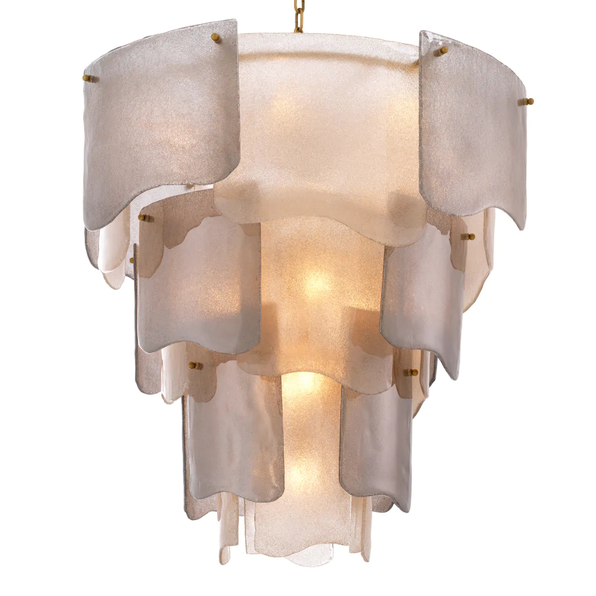 Asinara L Chandelier - Brass & Smoke - Eichholtz