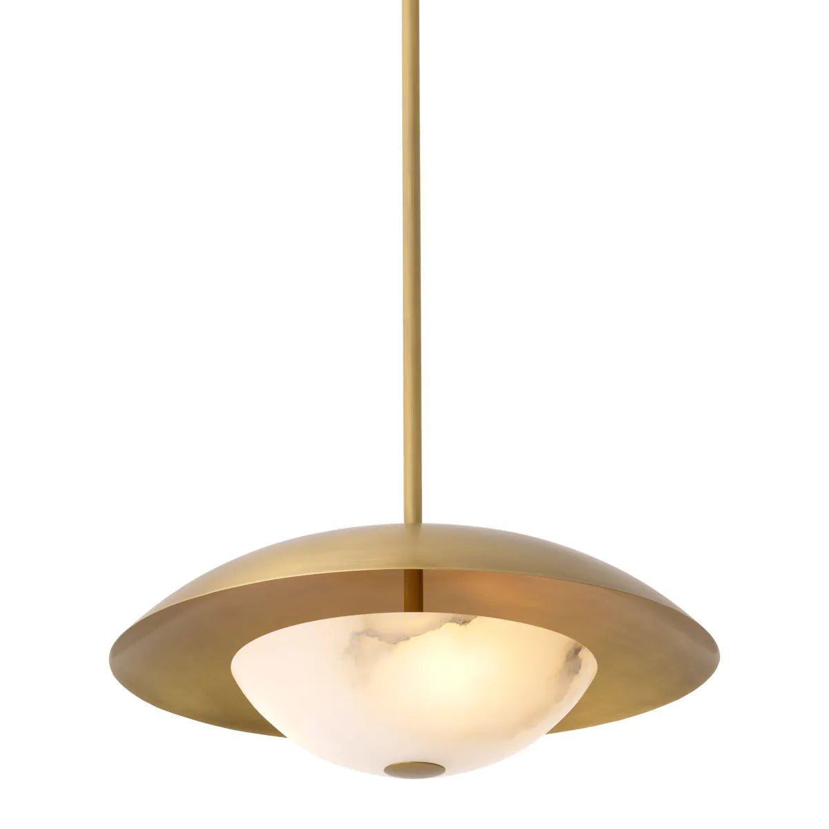 Marcona Pendant - Brass & Alabaster - Eichholtz - Luxury Lighting BoutiqueCeiling LightEichholtz