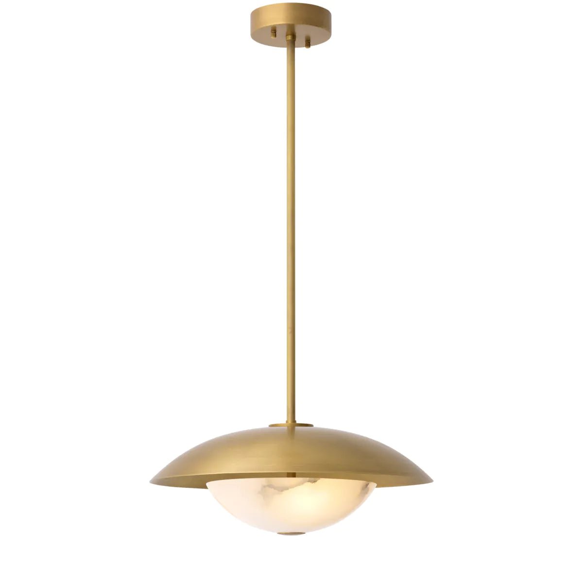 Marcona Pendant - Brass & Alabaster - Eichholtz - Luxury Lighting BoutiqueCeiling LightEichholtz