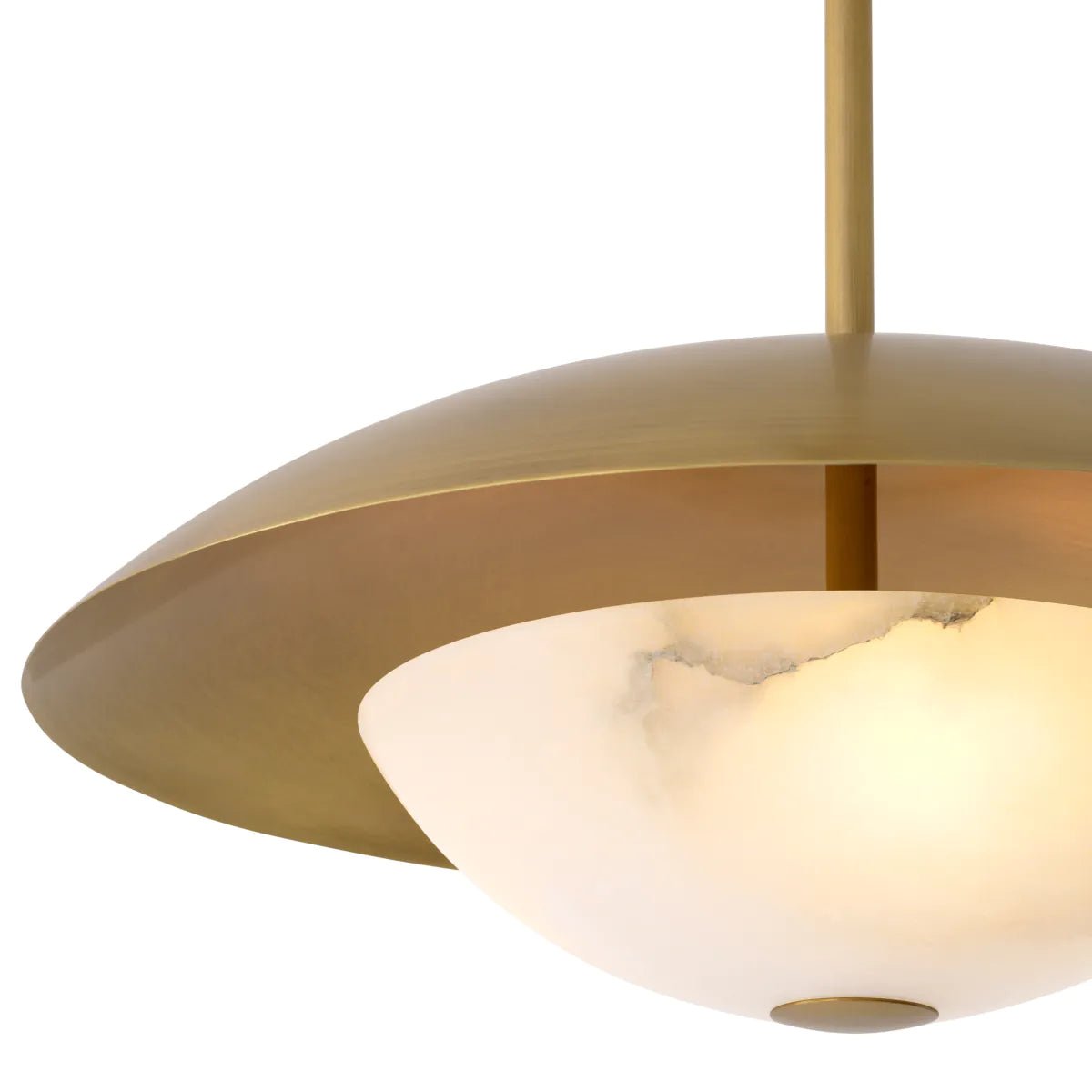 Marcona Pendant - Brass & Alabaster - Eichholtz - Luxury Lighting BoutiqueCeiling LightEichholtz