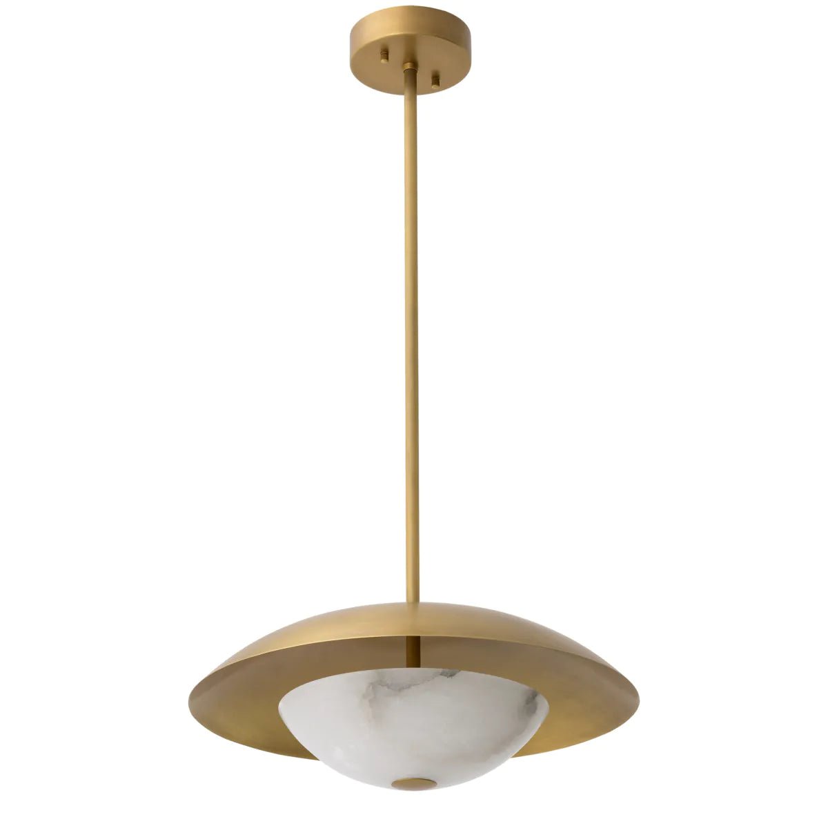 Marcona Pendant - Brass & Alabaster - Eichholtz - Luxury Lighting BoutiqueCeiling LightEichholtz