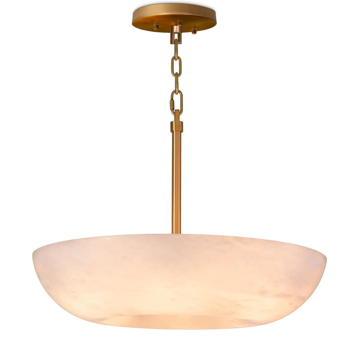 Ariano Pendant - Brass & Alabaster - Eichholtz - Luxury Lighting BoutiqueCeiling LightEichholtz
