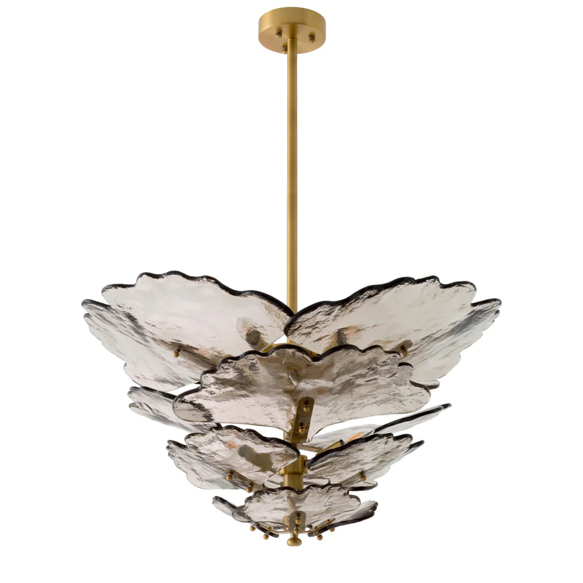Florina Chandelier - Brass & Grey - Eichholtz - Luxury Lighting BoutiqueCeiling LightEichholtz