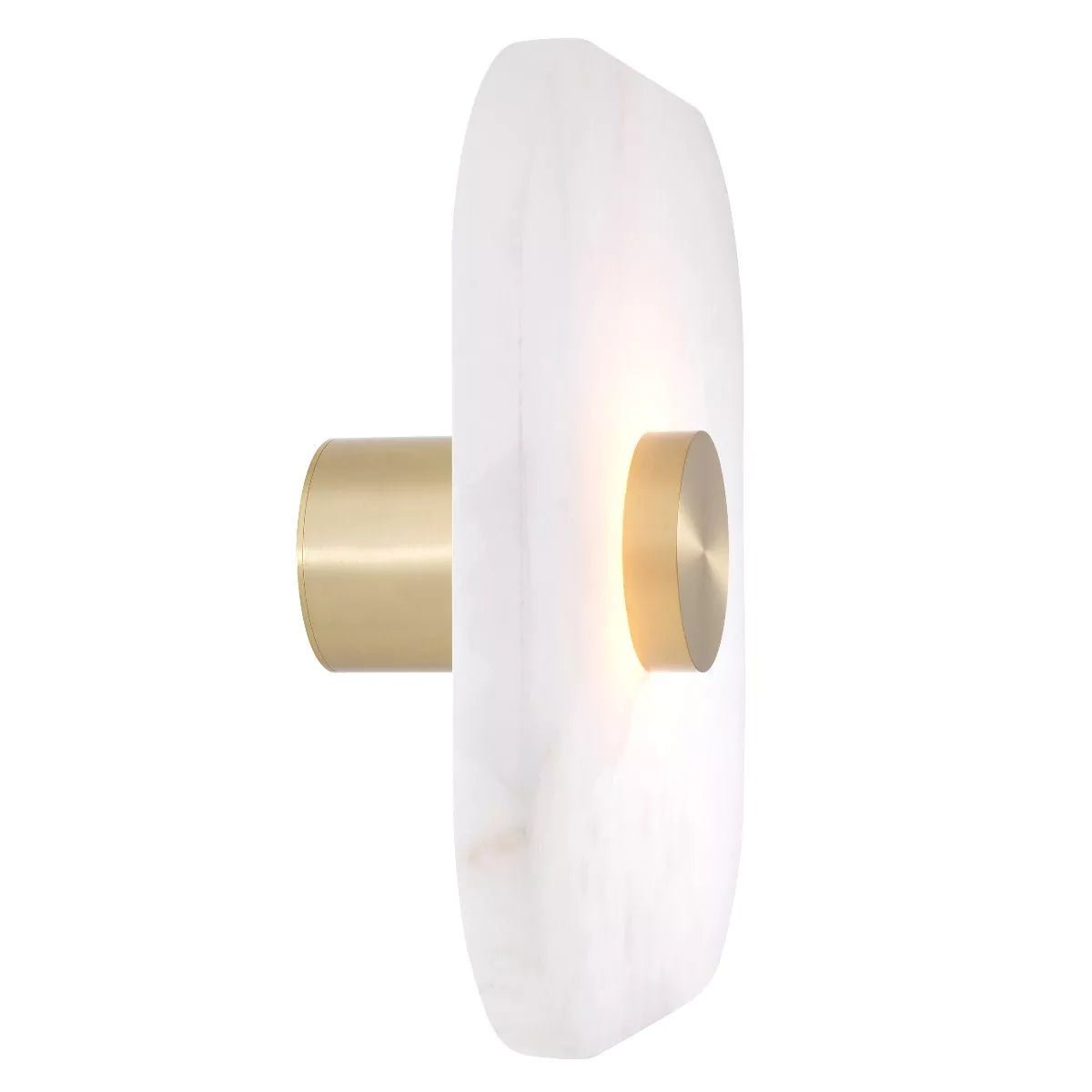 Aguaron Wall Lamp - Alabaster | Light Brass - Eichholtz - Luxury Lighting BoutiqueWall LightsEichholtz