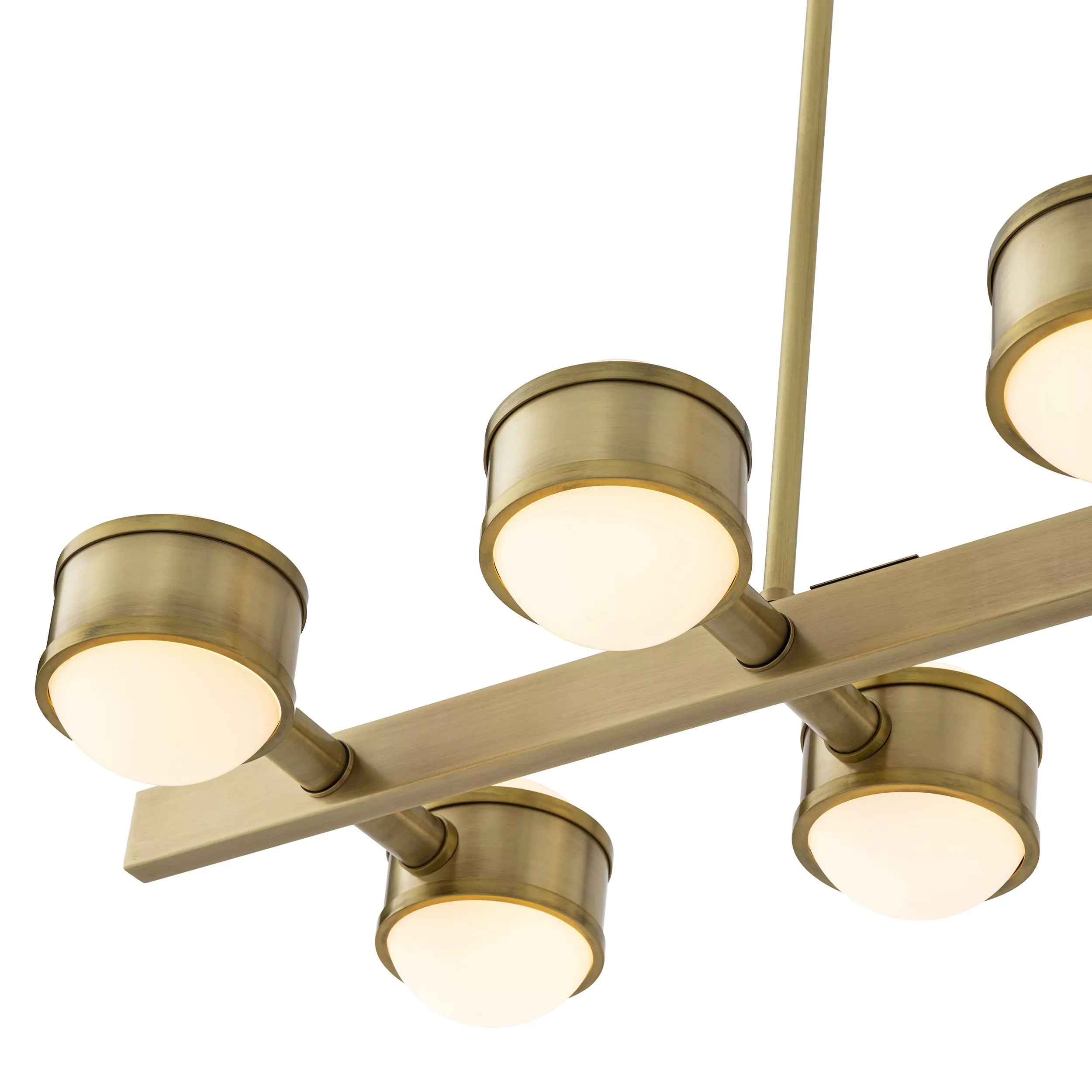 Aldo Modern Brass Chandelier - Eichholtz - Luxury Lighting Boutique