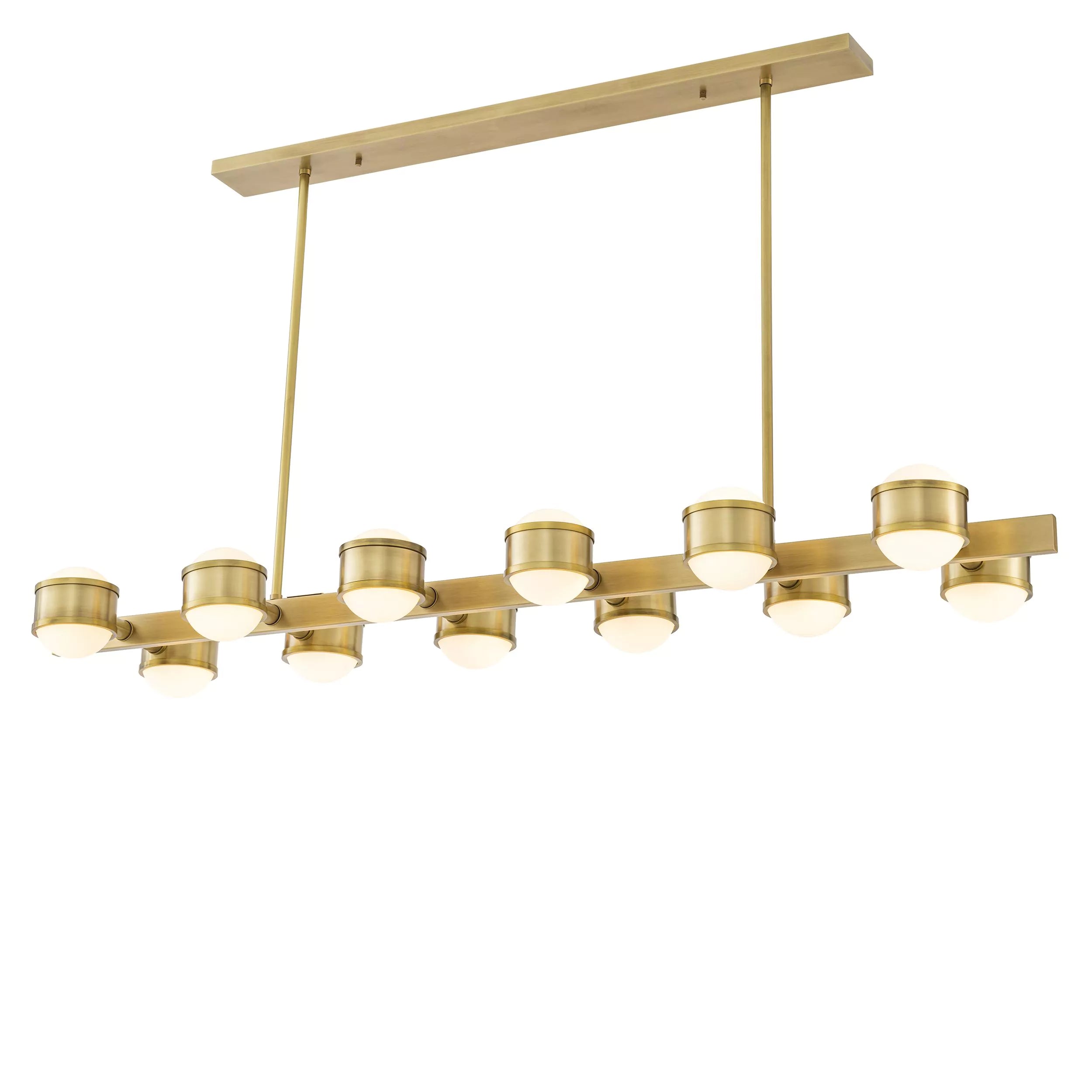 Aldo Modern Brass Chandelier - Eichholtz - Luxury Lighting Boutique