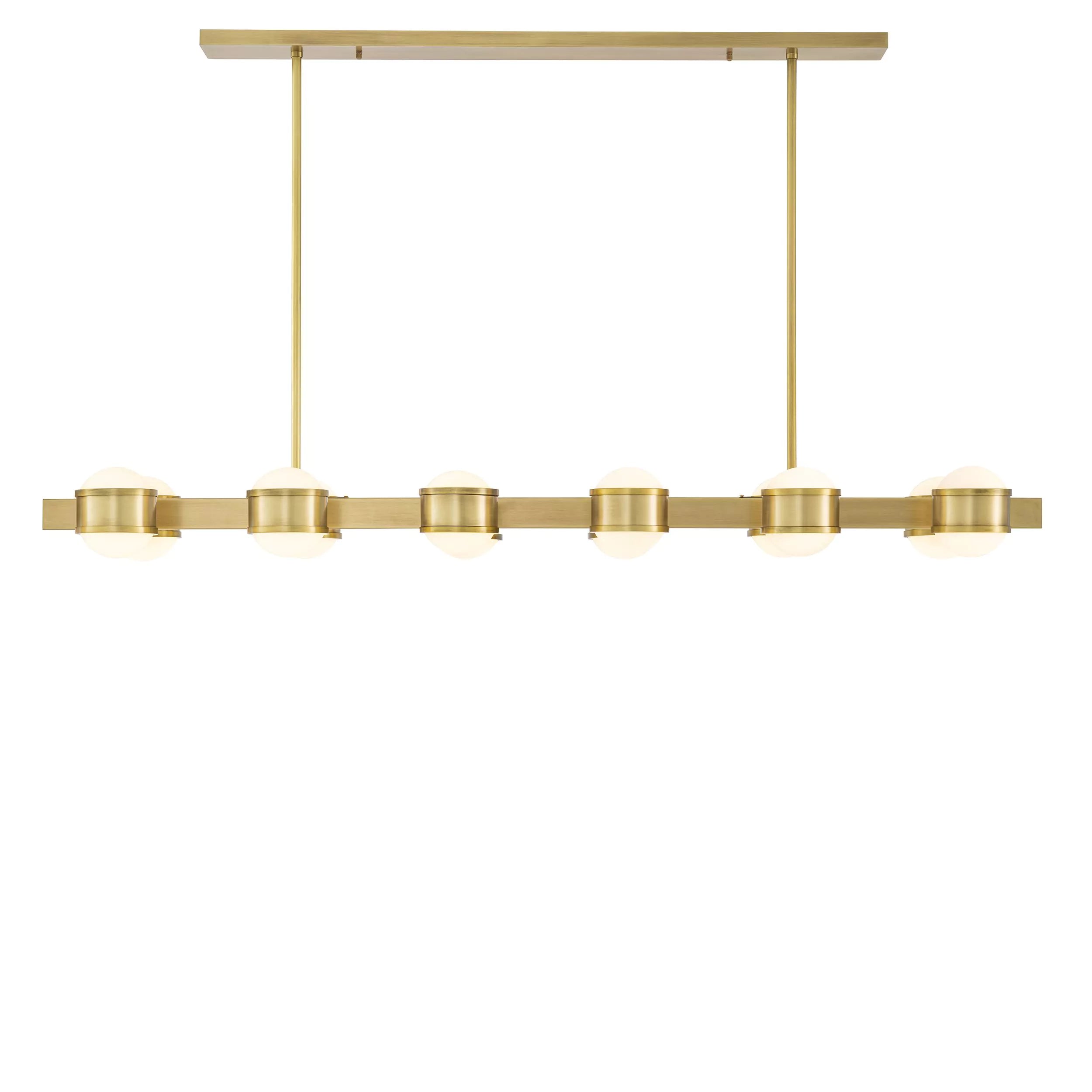 Aldo Modern Brass Chandelier - Eichholtz - Luxury Lighting Boutique