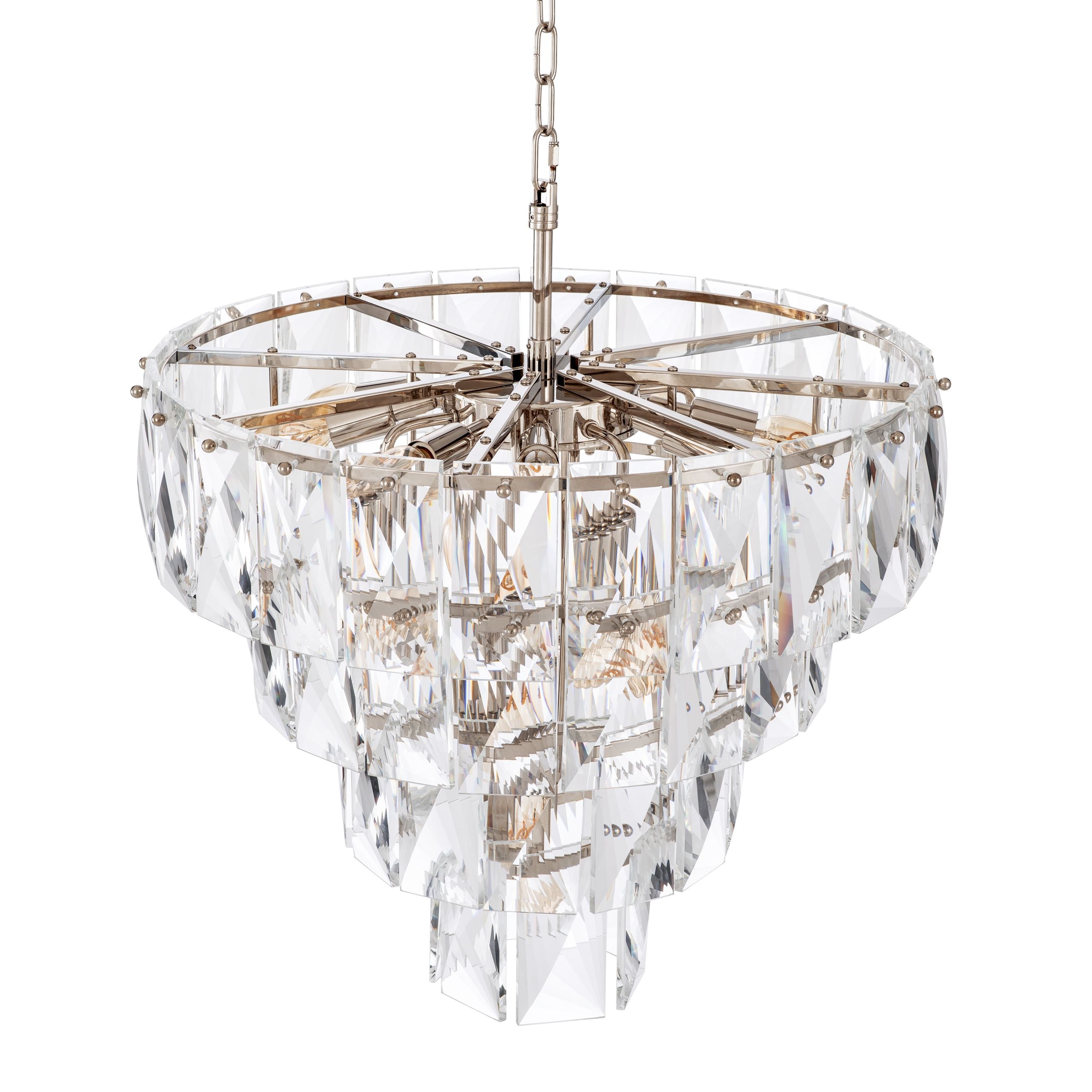 Amazone Modern Glass Chandelier S | L - Clear | Smoke - Eichholtz - Luxury Lighting BoutiqueCeiling LightEichholtz