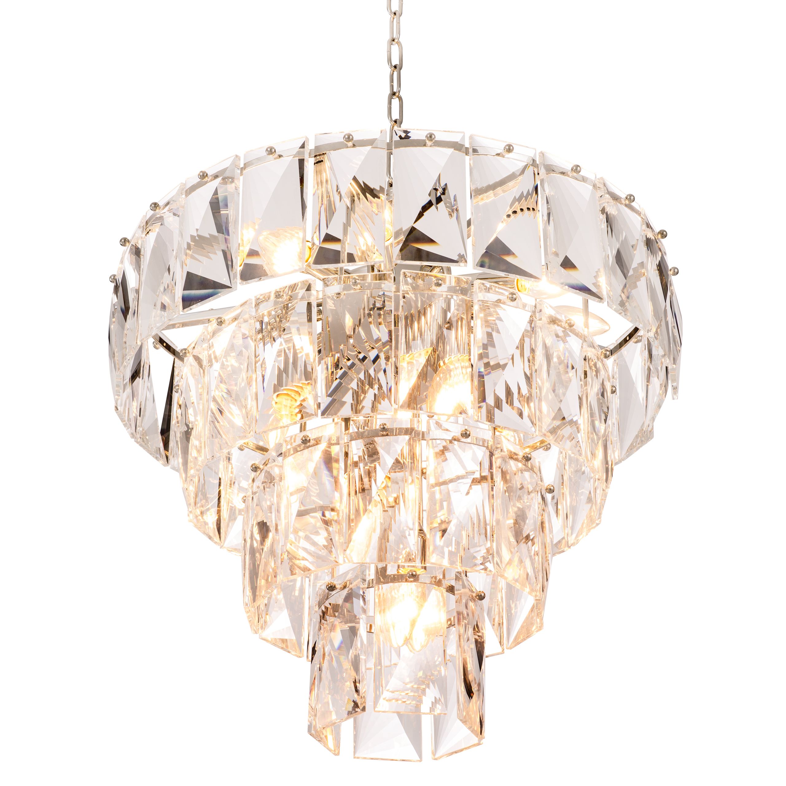 Amazone Modern Glass Chandelier S | L - Clear | Smoke - Eichholtz - Luxury Lighting BoutiqueCeiling LightEichholtz