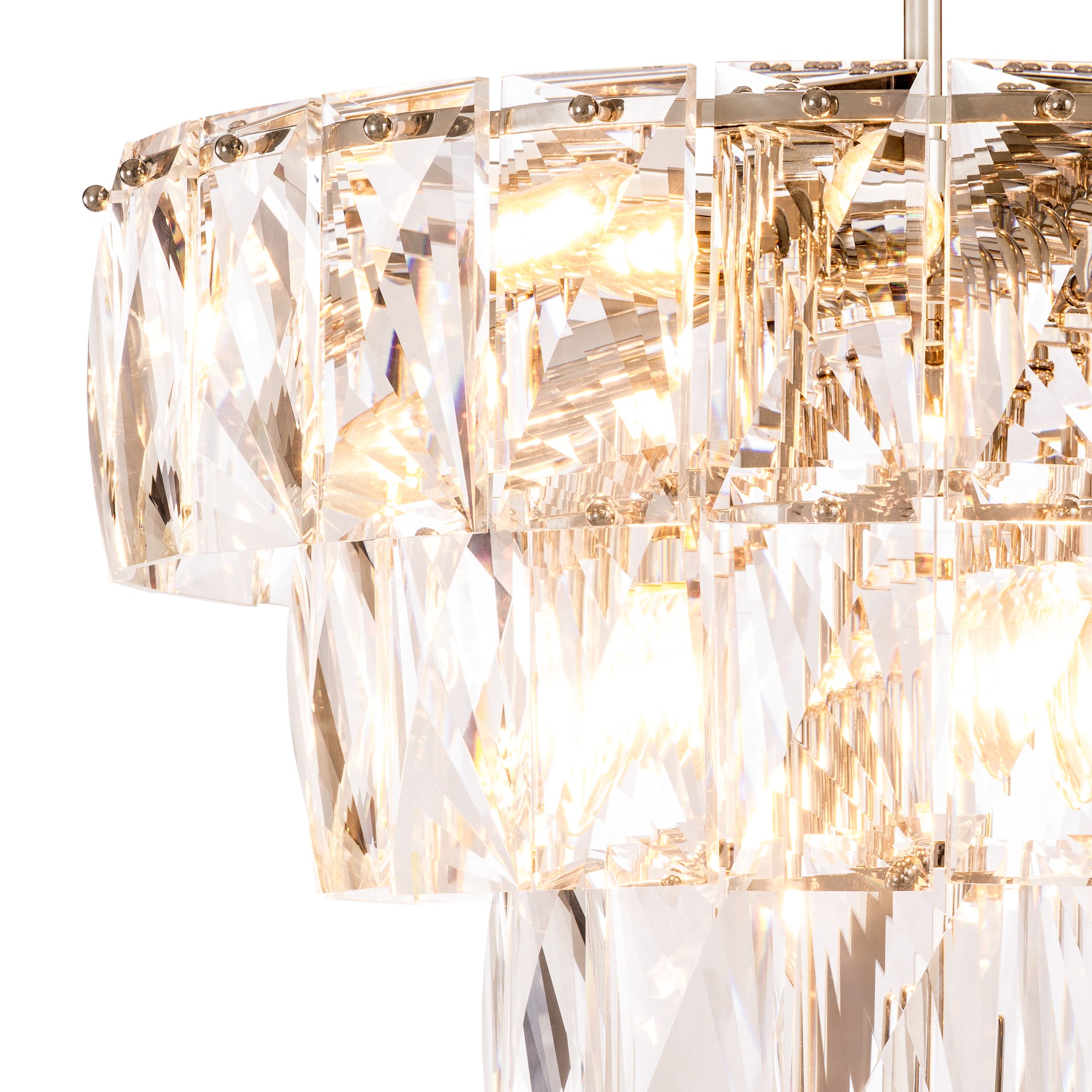 Amazone Modern Glass Chandelier S | L - Clear | Smoke - Eichholtz - Luxury Lighting BoutiqueCeiling LightEichholtz