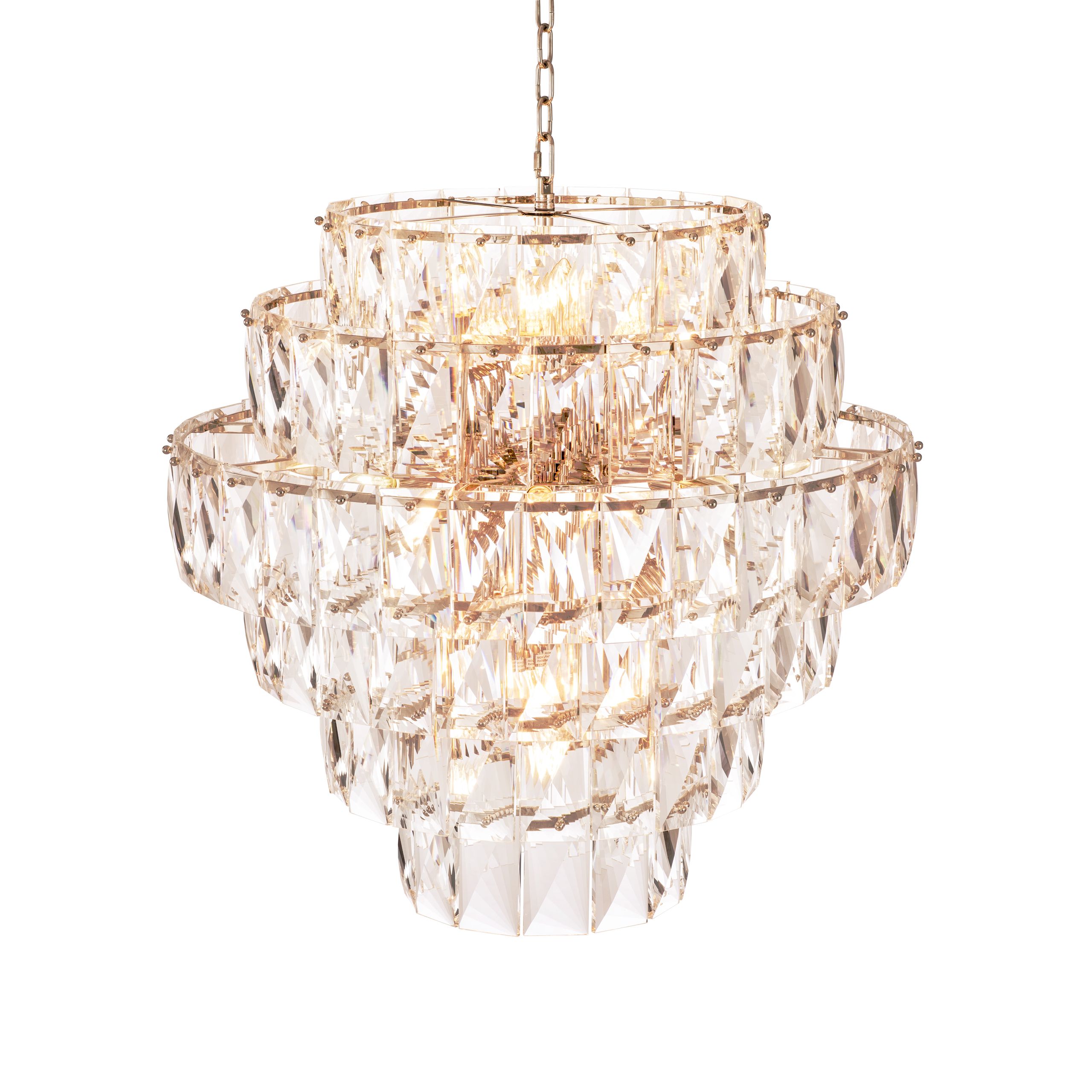 Amazone Modern Glass Chandelier S | L - Clear | Smoke - Eichholtz - Luxury Lighting BoutiqueCeiling LightEichholtz