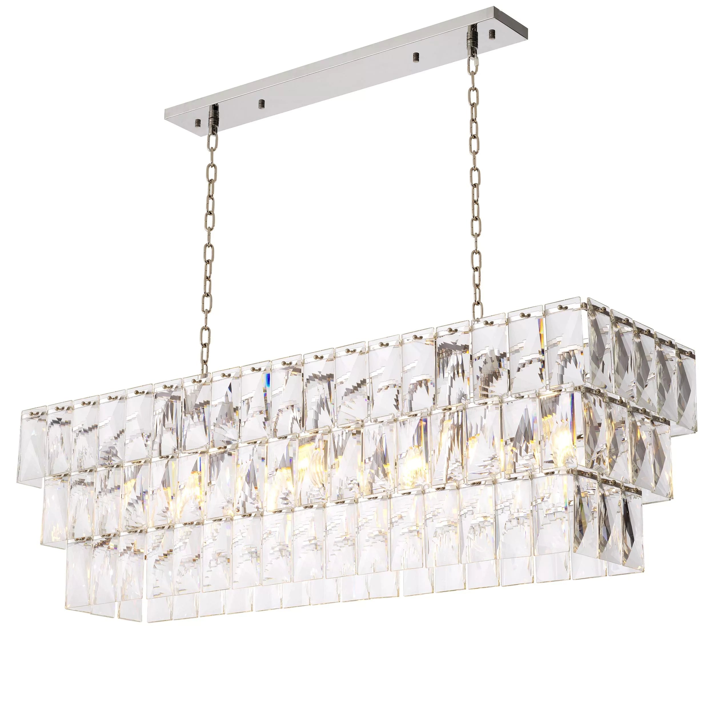 Amazone Rectangle Modern Chandeliers - Eichholtz - Luxury Lighting Boutique
