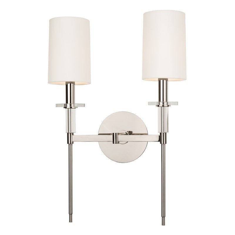 Amherst Wall Sconce - 8512 - Brass | Nickel - Hudson Valley - Luxury Lighting BoutiqueWall LightsHudson Valley Lighting