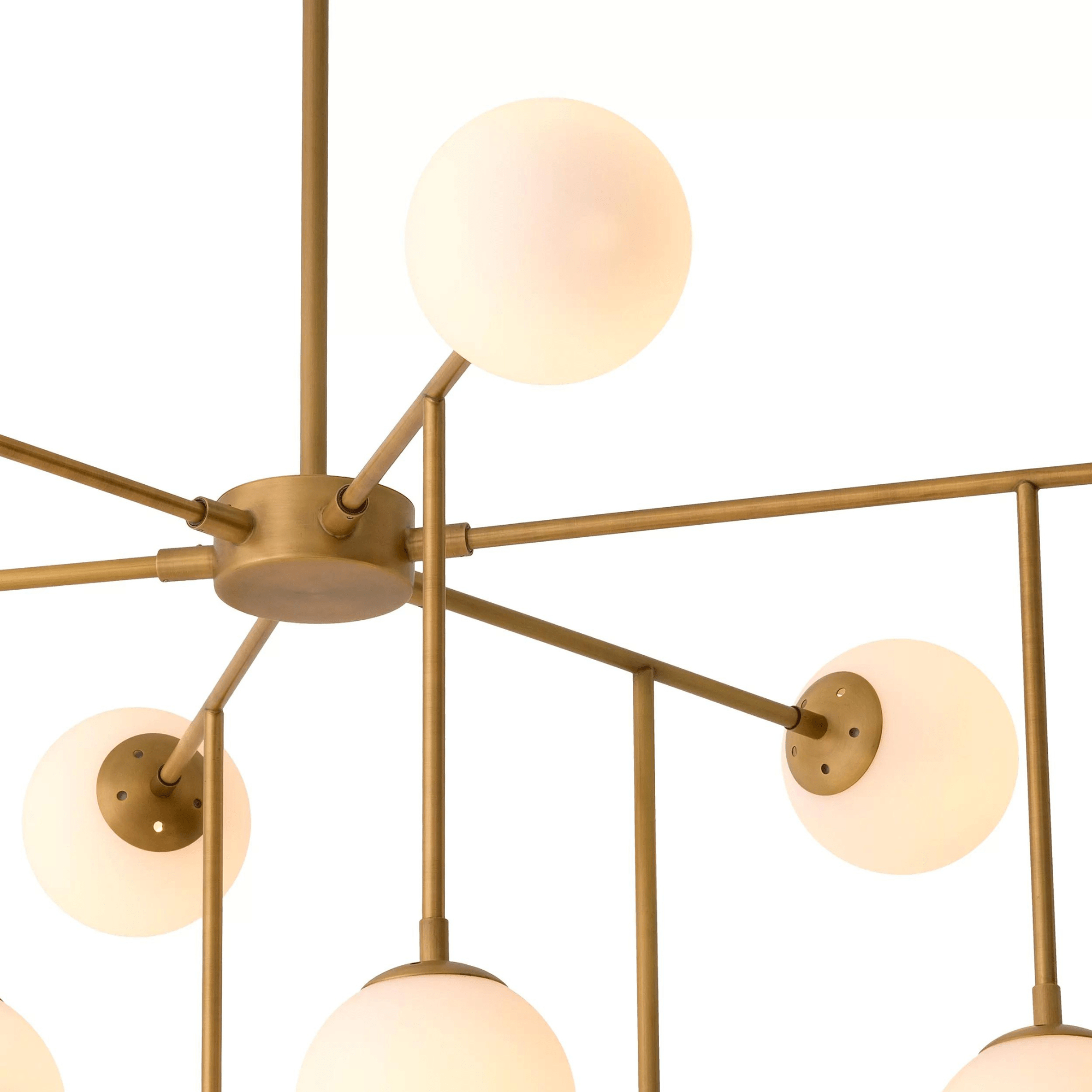 Aram Chandelier - Antique Brass - Eichholtz - Luxury Lighting BoutiqueBrass/Metal ChandeliersEichholtz