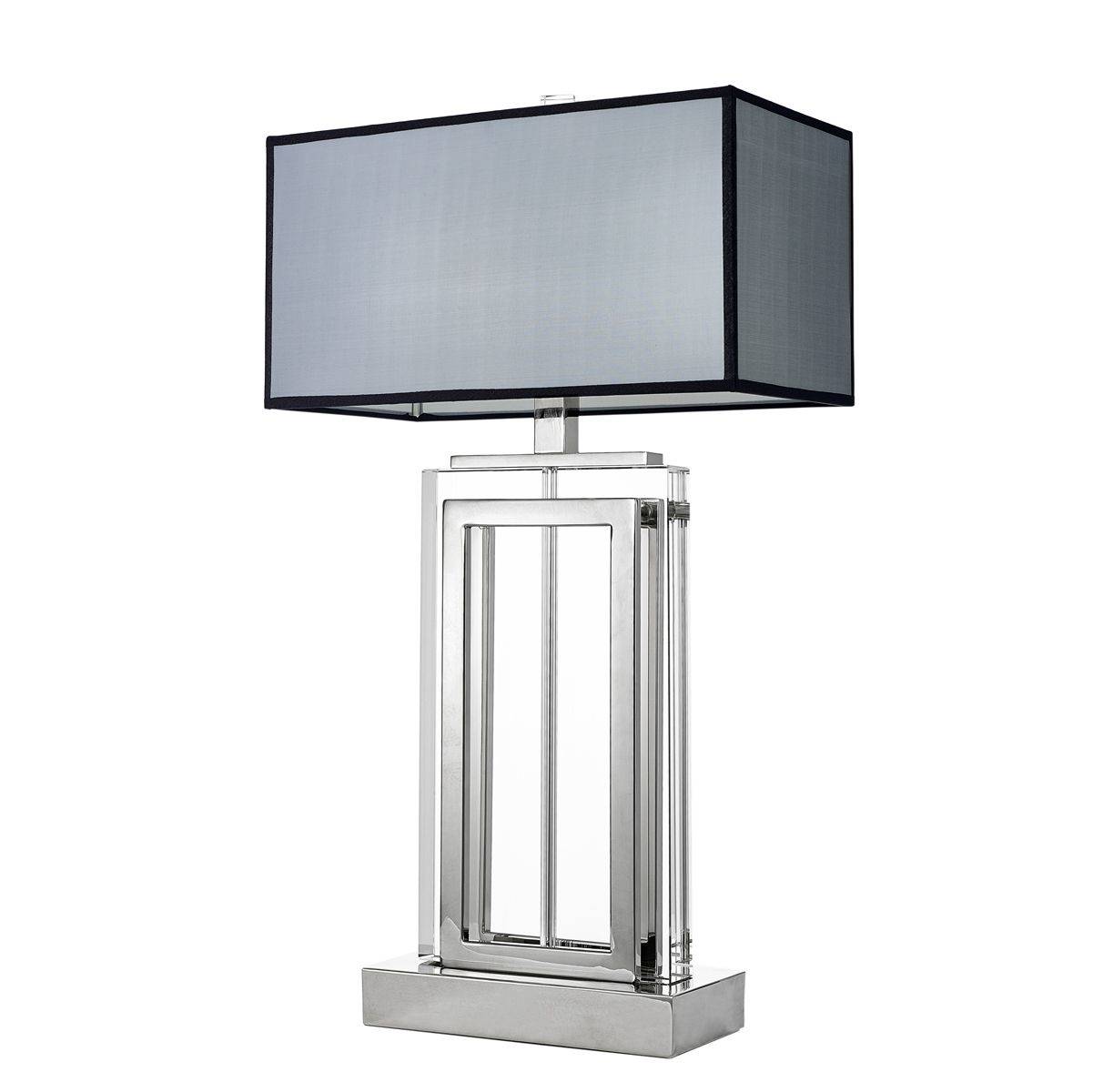 Arlington Crystal Table Lamp - Nickel | Gold - Eichholtz - Luxury Lighting BoutiqueTable LampEichholtz