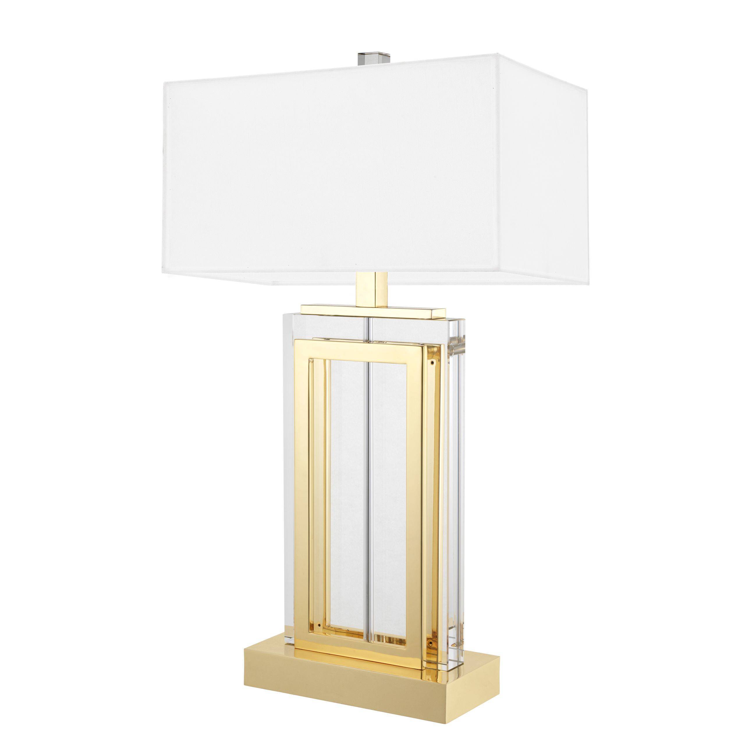 Arlington Crystal Table Lamp - Nickel | Gold - Eichholtz - Luxury Lighting BoutiqueTable LampEichholtz
