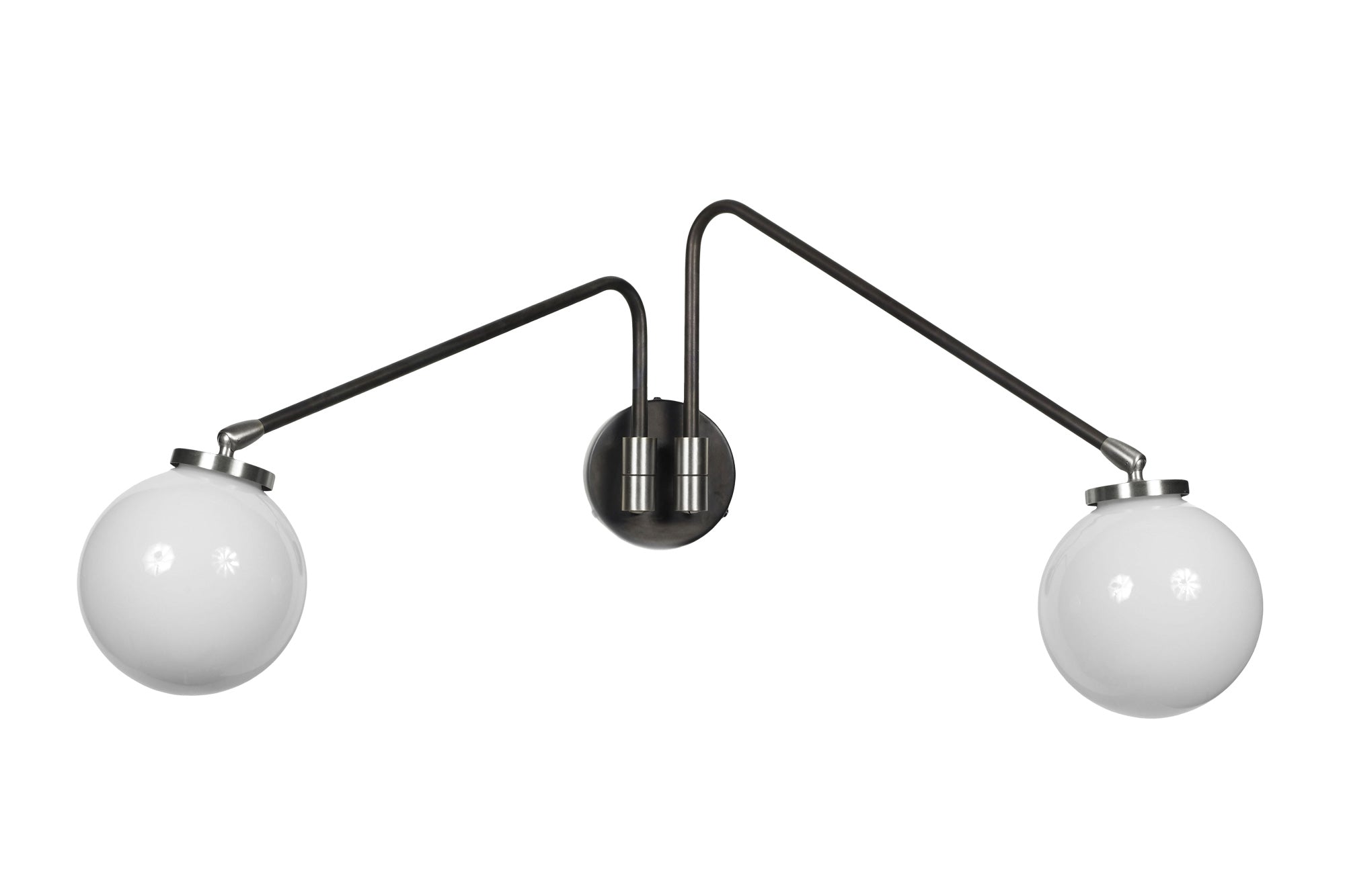 Array Twin Opal Wall Light - CTO Lighting - Luxury Lighting Boutique
