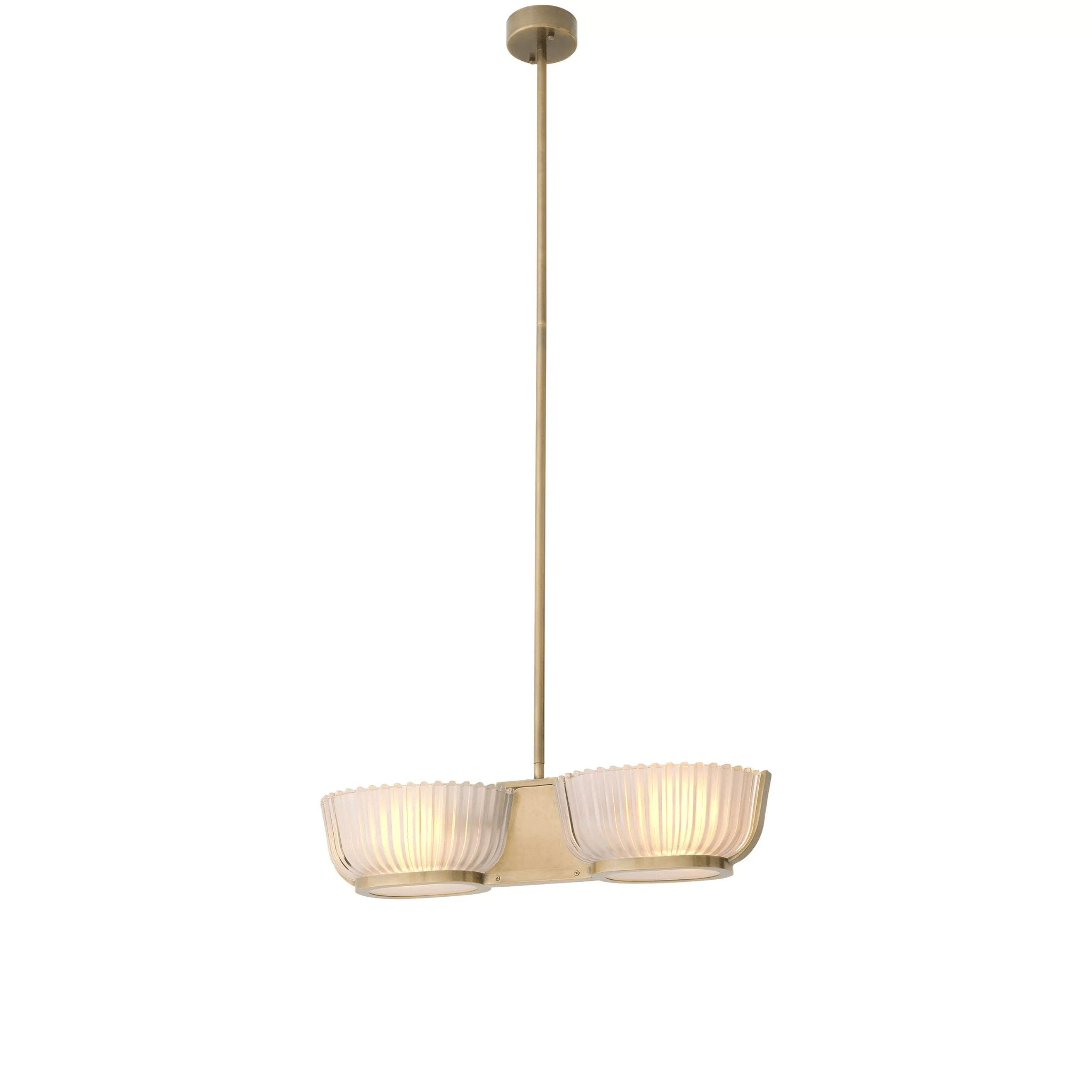 Artos Double Chandelier - Vintage Brass - Eichholtz - Luxury Lighting BoutiqueEichholtz