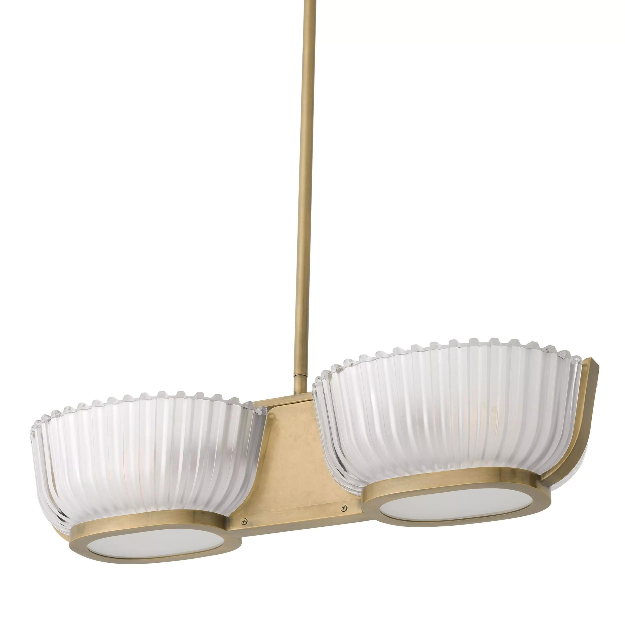 Artos Double (Vintage Brass Finish) Chandelier - Eichholtz - Luxury Lighting Boutique