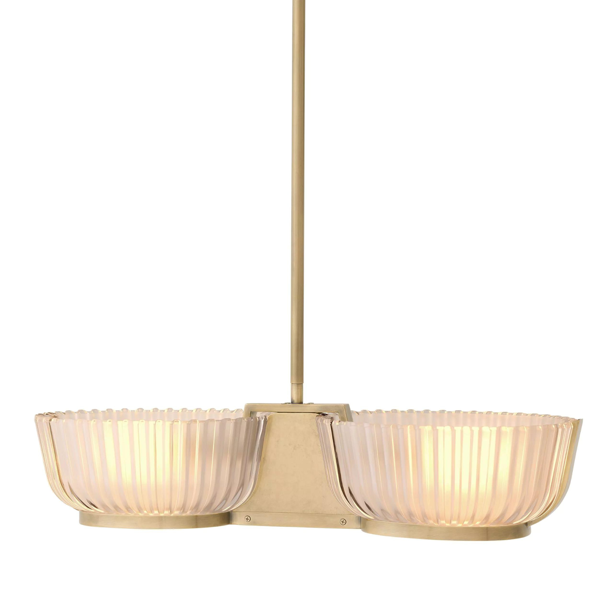 Artos Double (Vintage Brass Finish) Chandelier - Eichholtz - Luxury Lighting Boutique