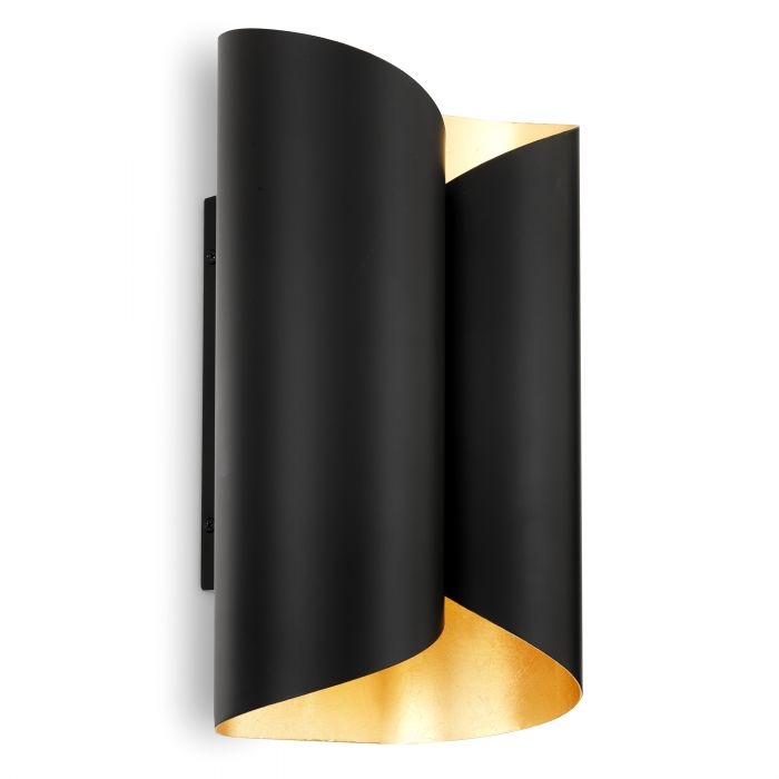 Asco Wall Lamp - Black & Gold - Eichholtz - Luxury Lighting BoutiqueWall LightsEichholtz