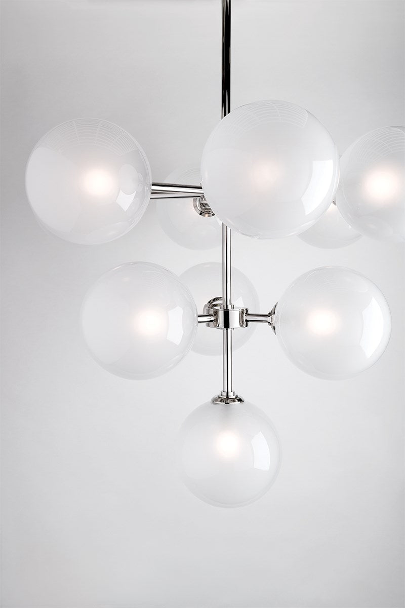 Ashleigh Modern Chandelier - H122810-PN-CE - Mitzi - Luxury Lighting Boutique