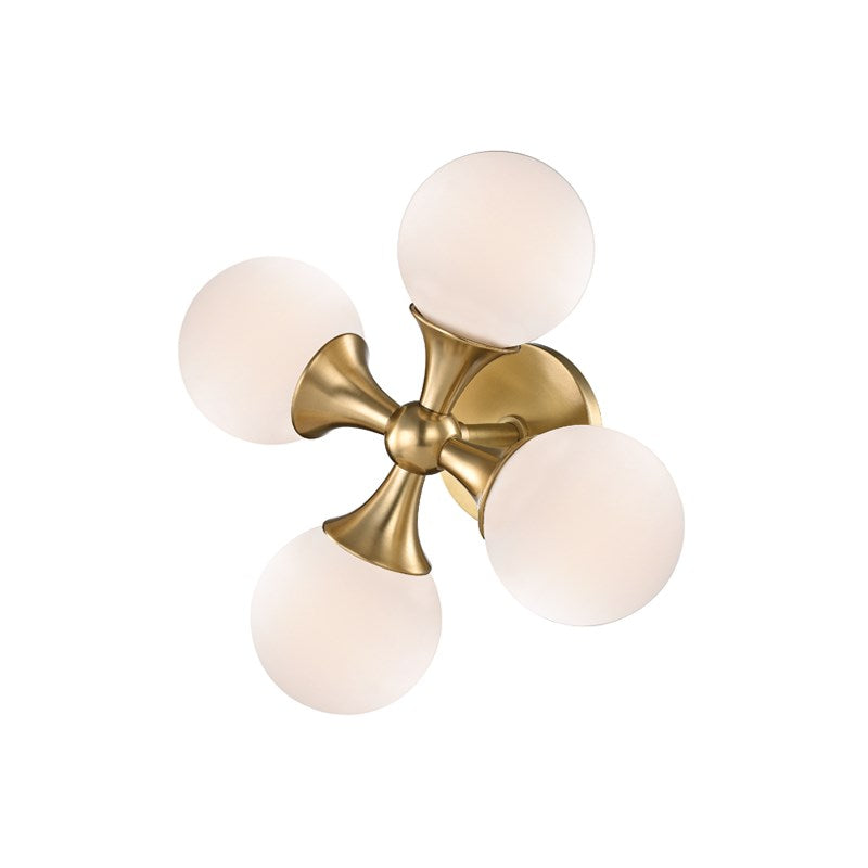 Astoria Wall Sconce - 3304-AGB-CE - Hudson Valley - Luxury Lighting Boutique