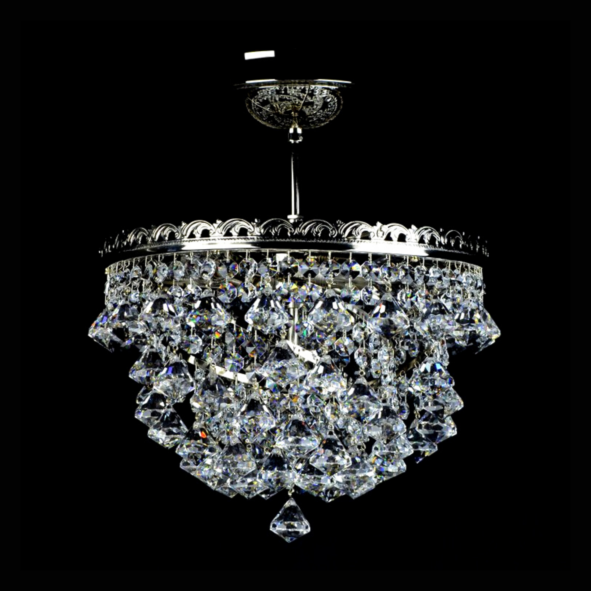 Athens 3 Crystal Glass Chandelier - Wranovsky - Luxury Lighting Boutique