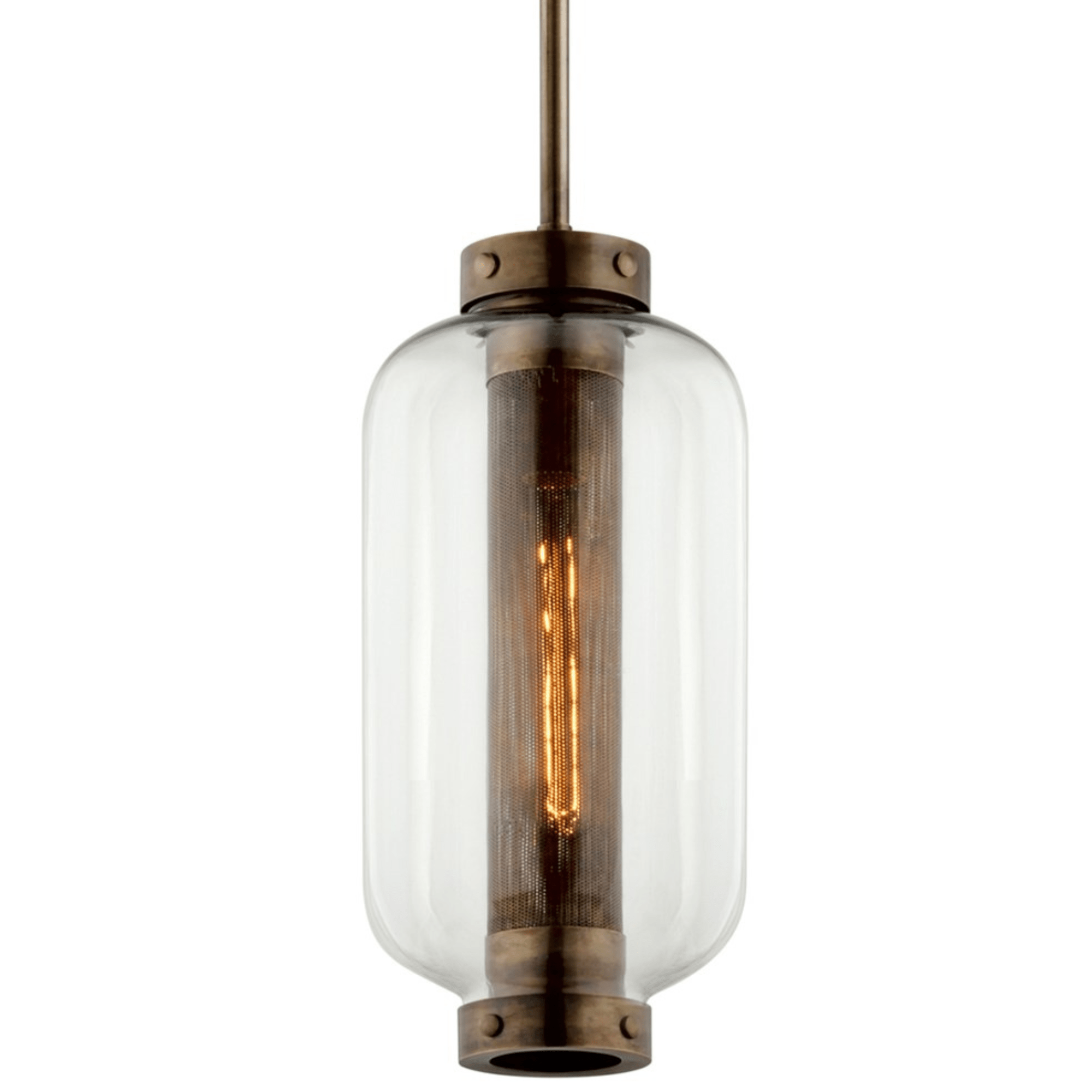 Atwater Pendant - F7037 - PBR - Troy Lighting - Luxury Lighting BoutiqueBrass/Metal ChandeliersTroy Lighting