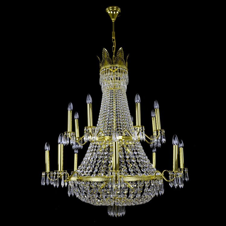 Austria 24 Light Basket Crystal Chandelier - Wranovsky - Luxury Lighting BoutiqueBasket & Pendant ChandeliersWranovsky