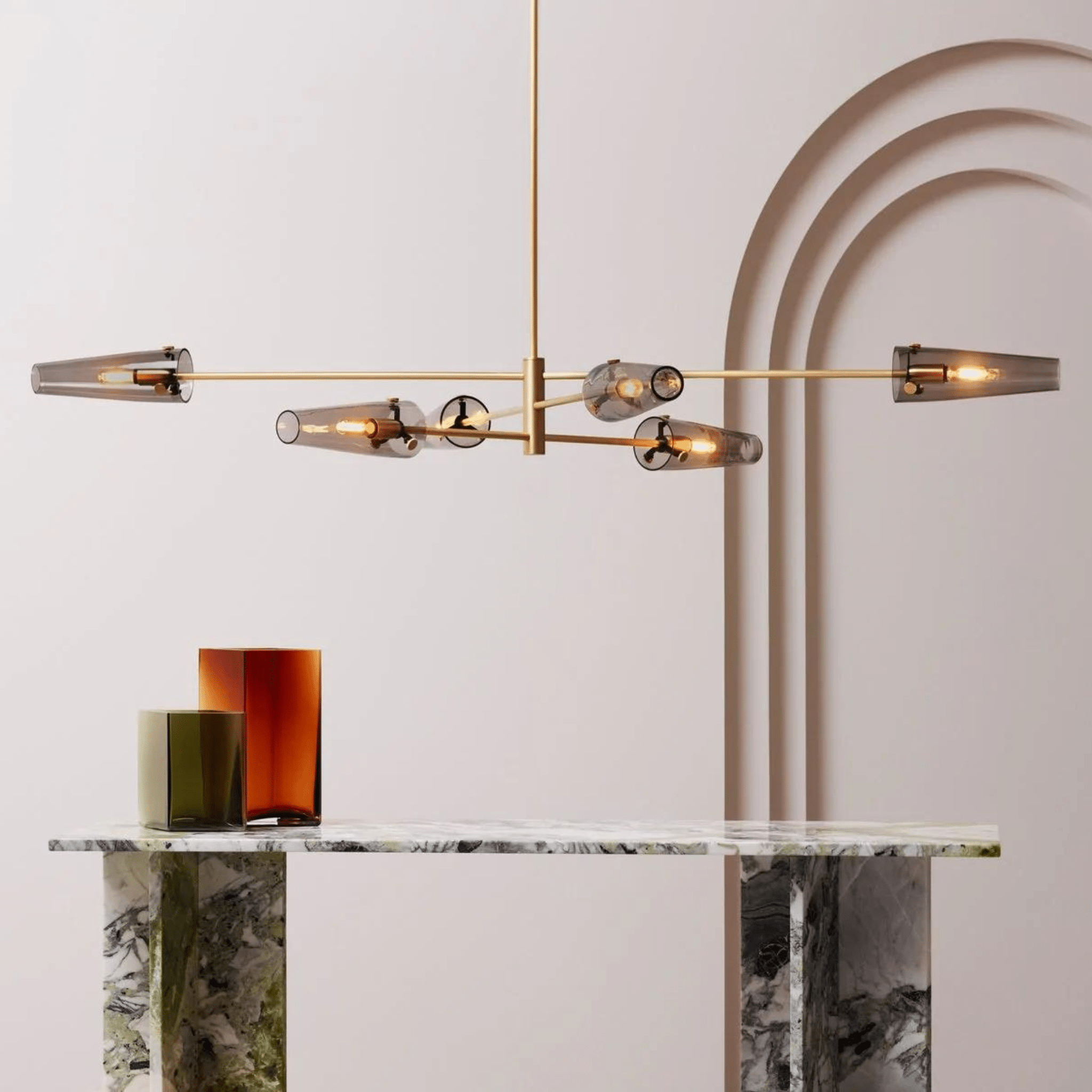 Axis 3/6 Pendants(S/L) - CTO Lighting - Luxury Lighting BoutiqueBasket & Pendant ChandeliersCTO Lighting