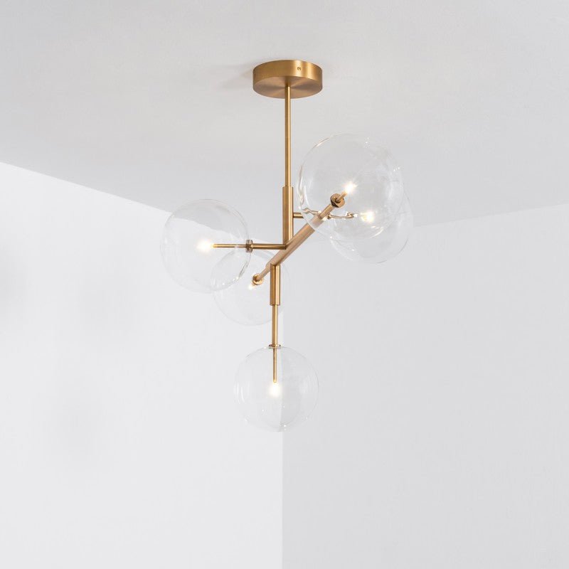 Axis 5 - Light Modern Brass Chandelier - Schwung - Luxury Lighting BoutiqueBrass/Metal ChandeliersSchwung