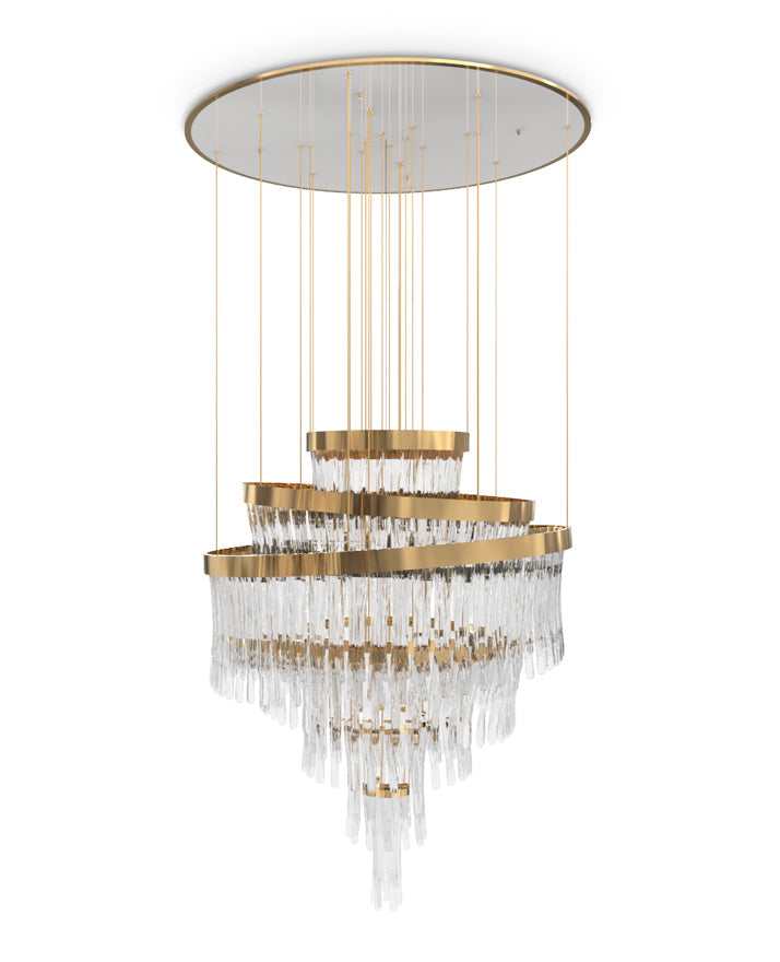 Babel 50 Light Crystal Modern Chandelier - Luxxu - Luxury Lighting Boutique