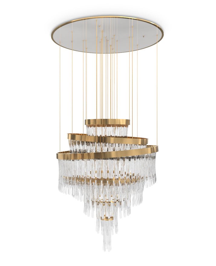 Babel 50 Light Crystal Modern Chandelier - Luxxu - Luxury Lighting BoutiqueModern Crystal ChandeliersLuxxu