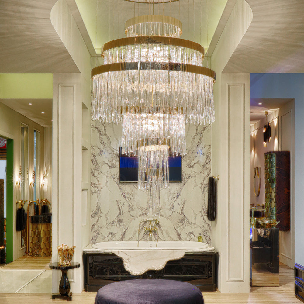 Babel 50 Light Crystal Modern Chandelier - Luxxu - Luxury Lighting Boutique