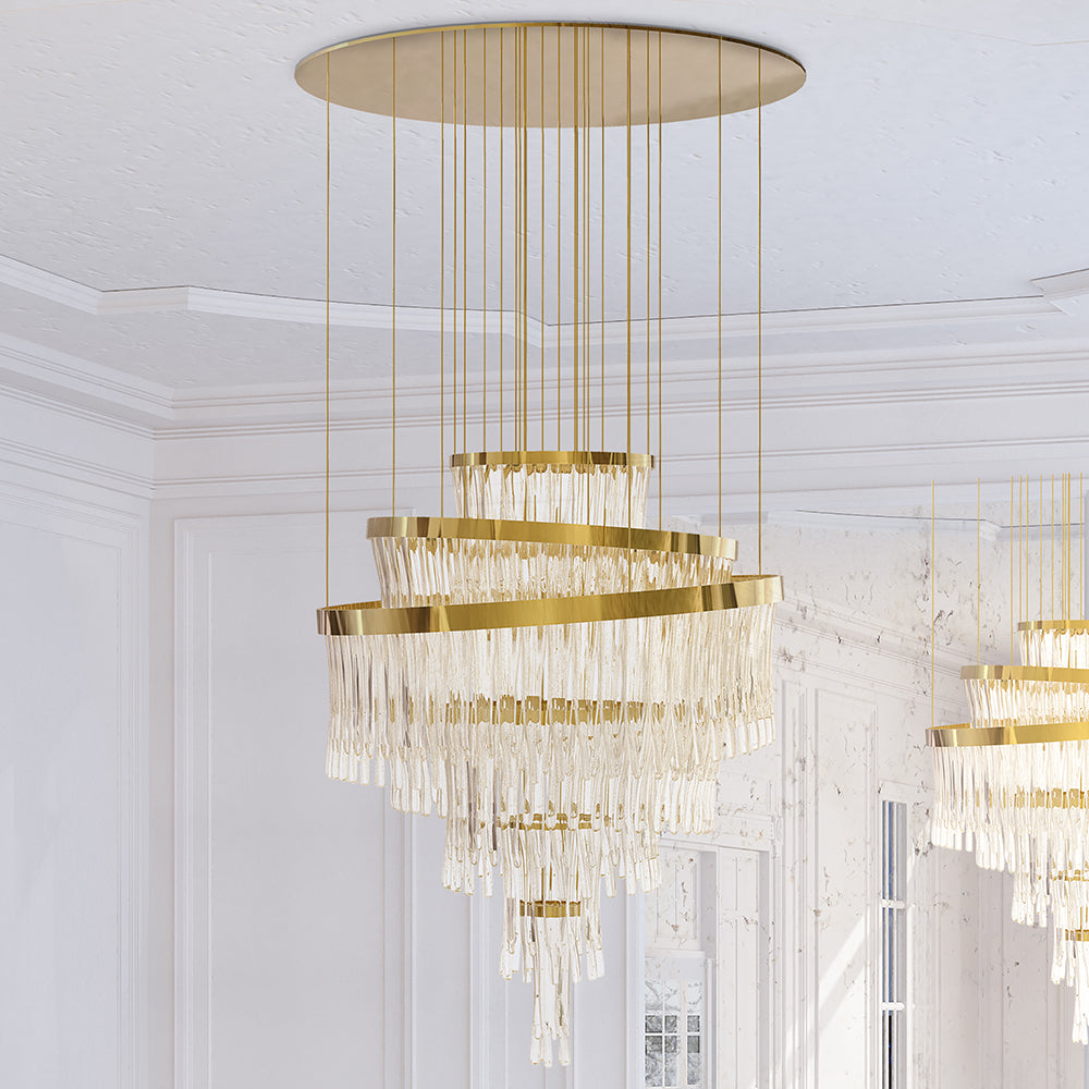 Babel 50 Light Crystal Modern Chandelier - Luxxu - Luxury Lighting Boutique
