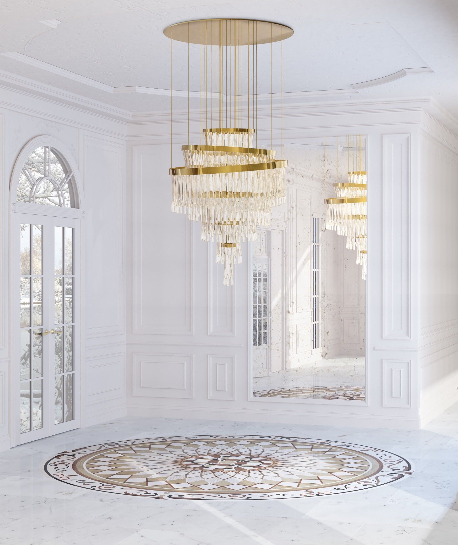 Babel 50 Light Crystal Modern Chandelier - Luxxu - Luxury Lighting BoutiqueModern Crystal ChandeliersLuxxu