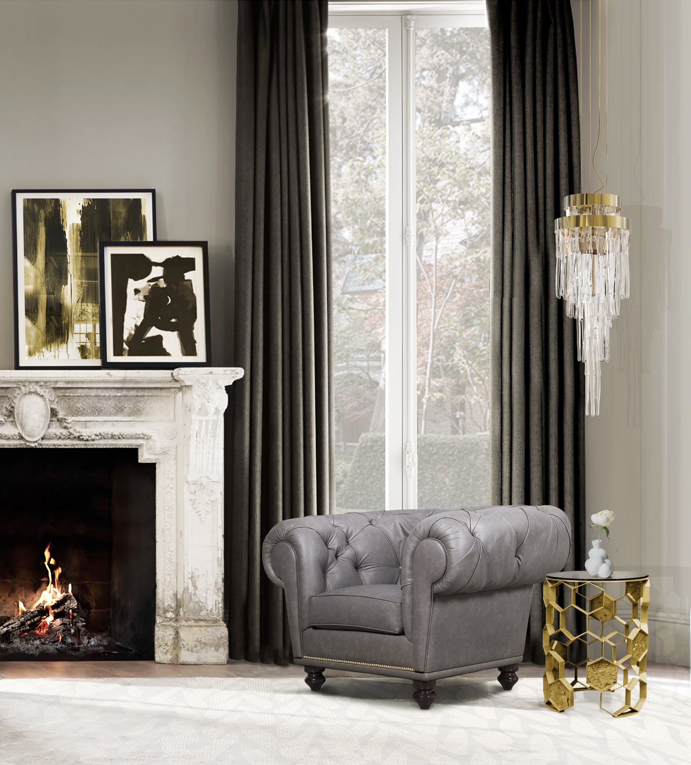 Babel 6 Light Pendant - Luxxu - Luxury Lighting Boutique