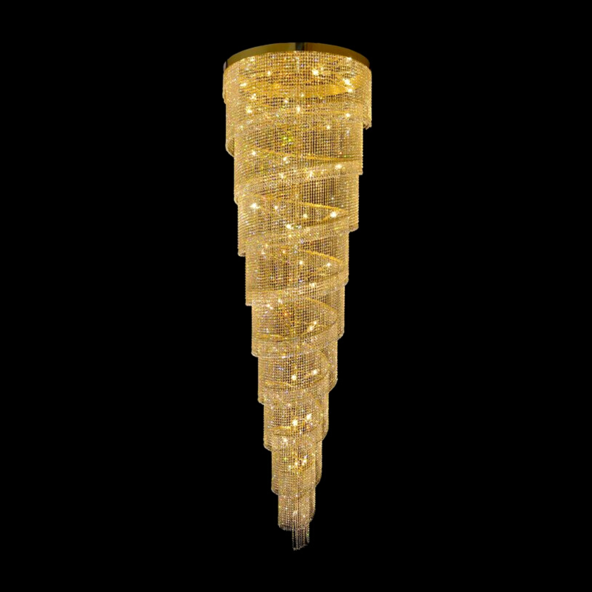 Babylon 51 Crystal Glass Chandelier - Wranovsky - Luxury Lighting Boutique