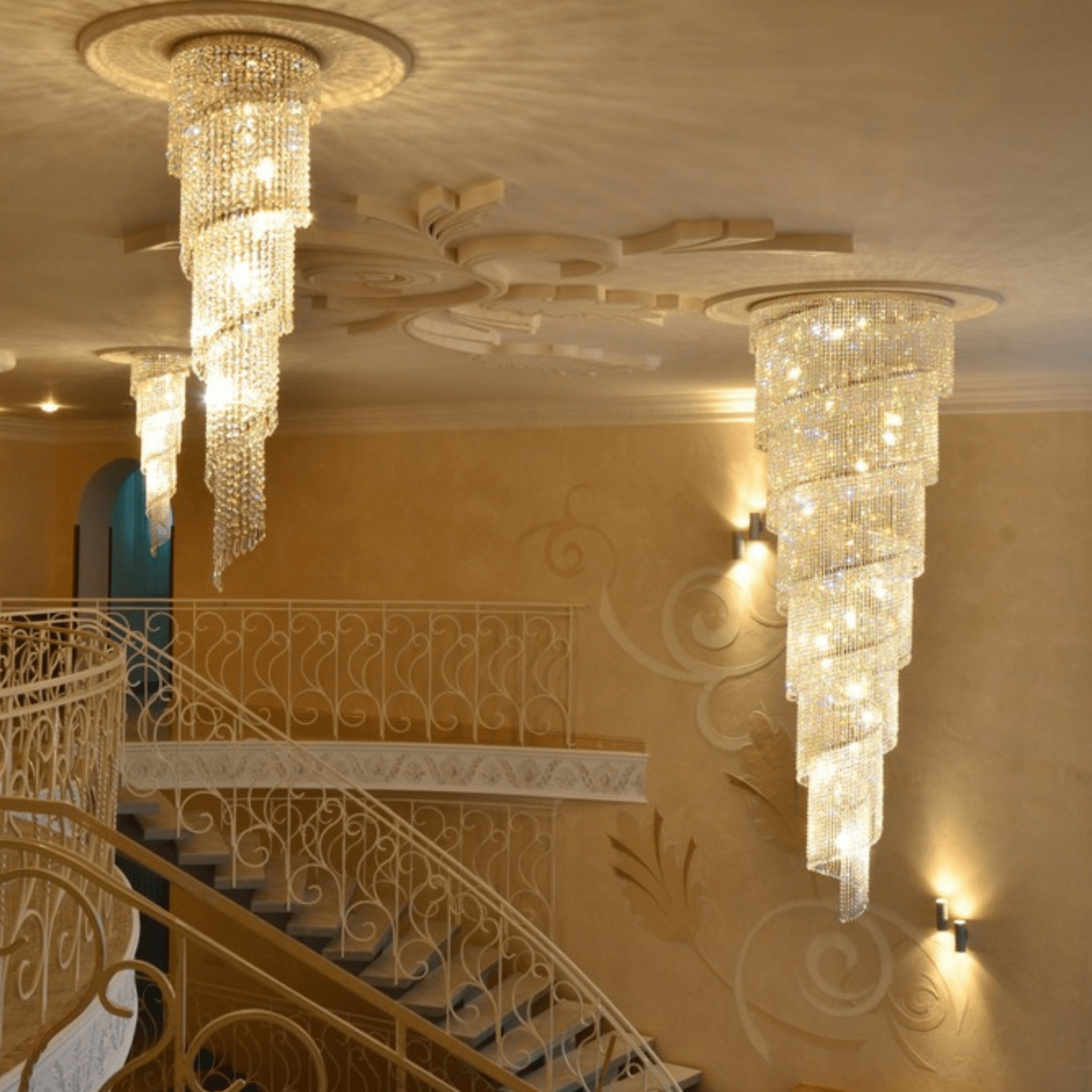 Babylon 6 Crystal Glass Chandelier - Wranovsky - Luxury Lighting BoutiqueChandelierWranovsky