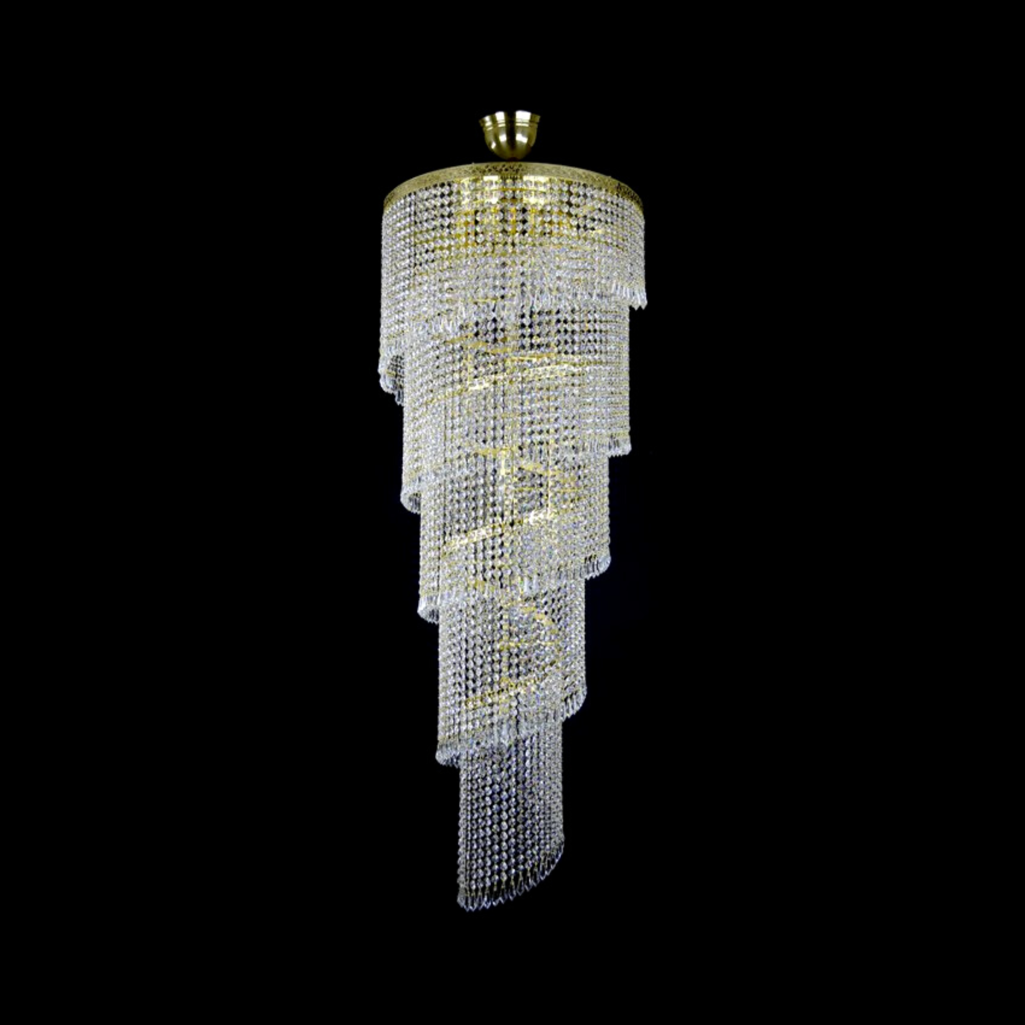 Babylon 6 Crystal Glass Chandelier - Wranovsky - Luxury Lighting Boutique