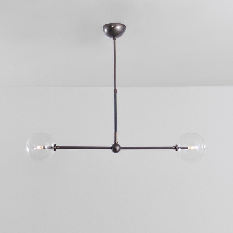 Balance 2 Light Pendant - Schwung - Luxury Lighting BoutiqueBrass/Metal ChandeliersSchwung