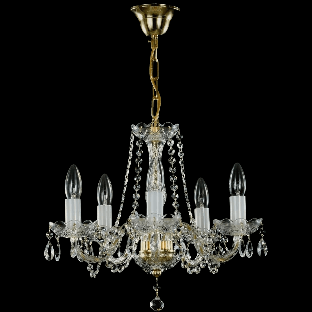 Balance 5 Light Crystal Chandelier - Wranovsky - Luxury Lighting BoutiqueTraditional Crystal ChandeliersWranovsky