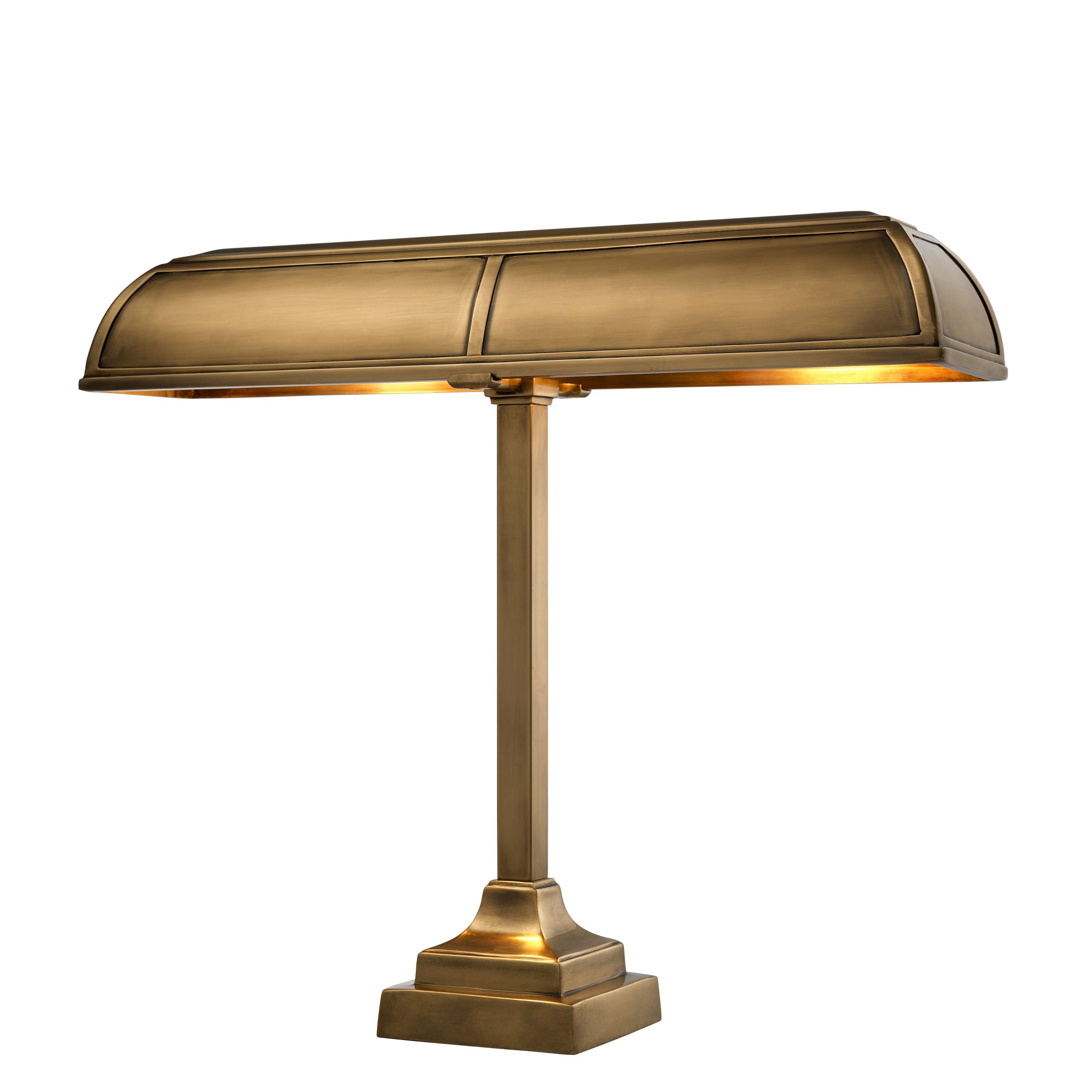Banker Trust Desk Lamp - Brass - Eichholtz - Luxury Lighting BoutiqueTable LampEichholtz