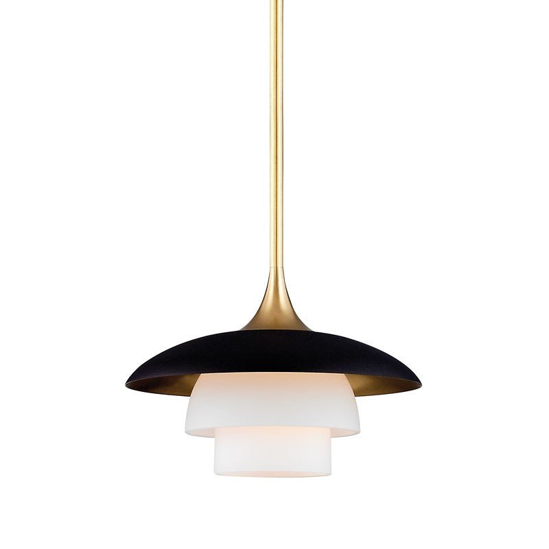 Barron 1010 - AGB - CE Pendant - Hudson Valley - Luxury Lighting BoutiqueBrass/Metal ChandeliersHudson Valley Lighting
