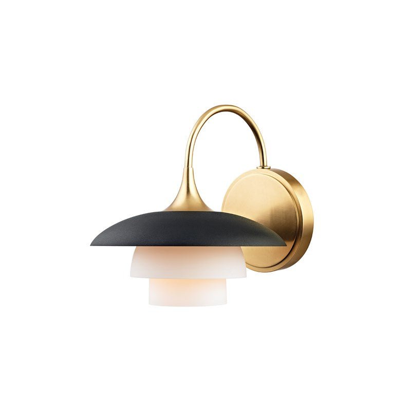 Barron 1011 - AGB - CE Wall Sconce - Hudson Valley - Luxury Lighting BoutiqueBrass/Metal ChandeliersHudson Valley Lighting