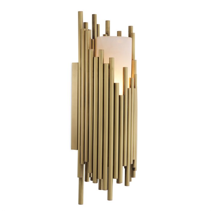 Bartoli Wall Lamp - Brass & Alabaster - Eichholtz - Luxury Lighting BoutiqueWall LightsEichholtz
