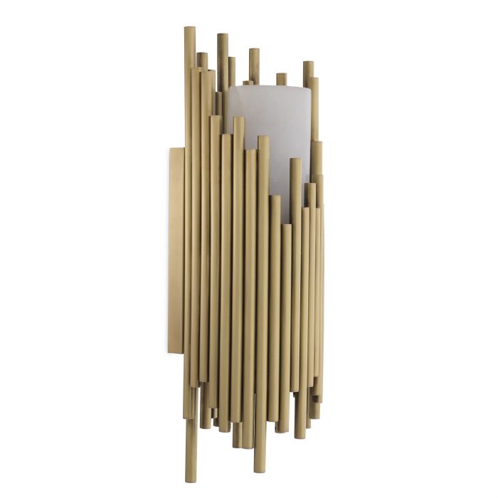 Bartoli Wall Lamp - Brass & Alabaster - Eichholtz - Luxury Lighting BoutiqueWall LightsEichholtz