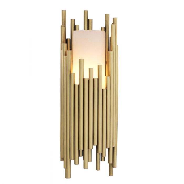 Bartoli Wall Lamp - Brass & Alabaster - Eichholtz - Luxury Lighting BoutiqueWall LightsEichholtz